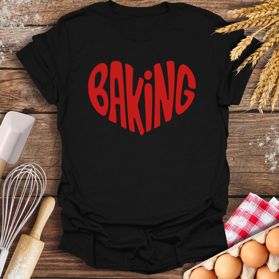 Love Baking T-Shirt Black / S Baking Threads