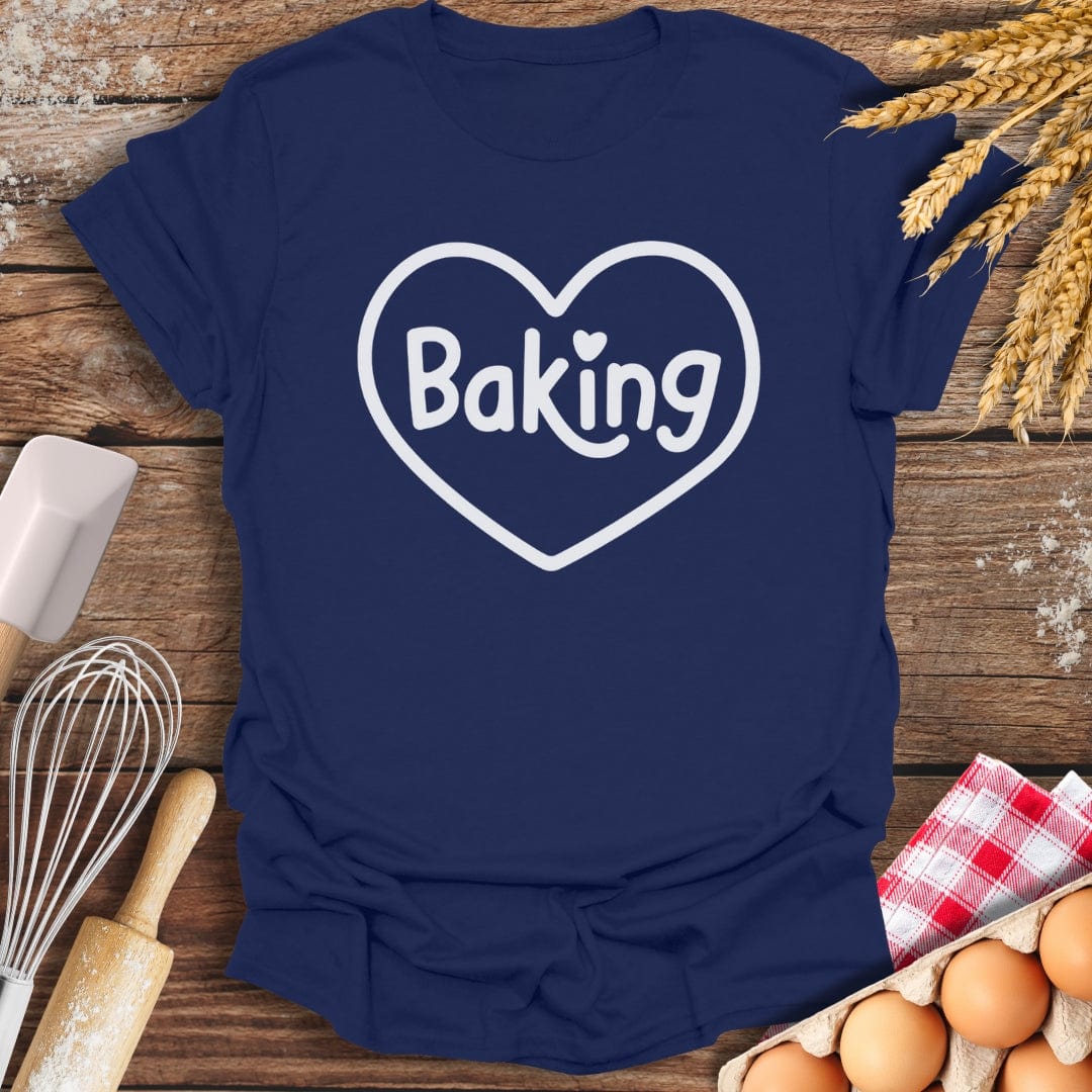 Love Baking T-Shirt Navy / S Baking Threads