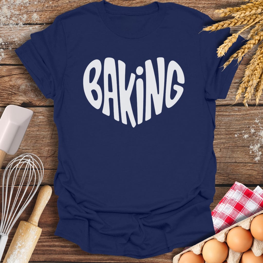 Love Baking T-Shirt Navy / S Baking Threads