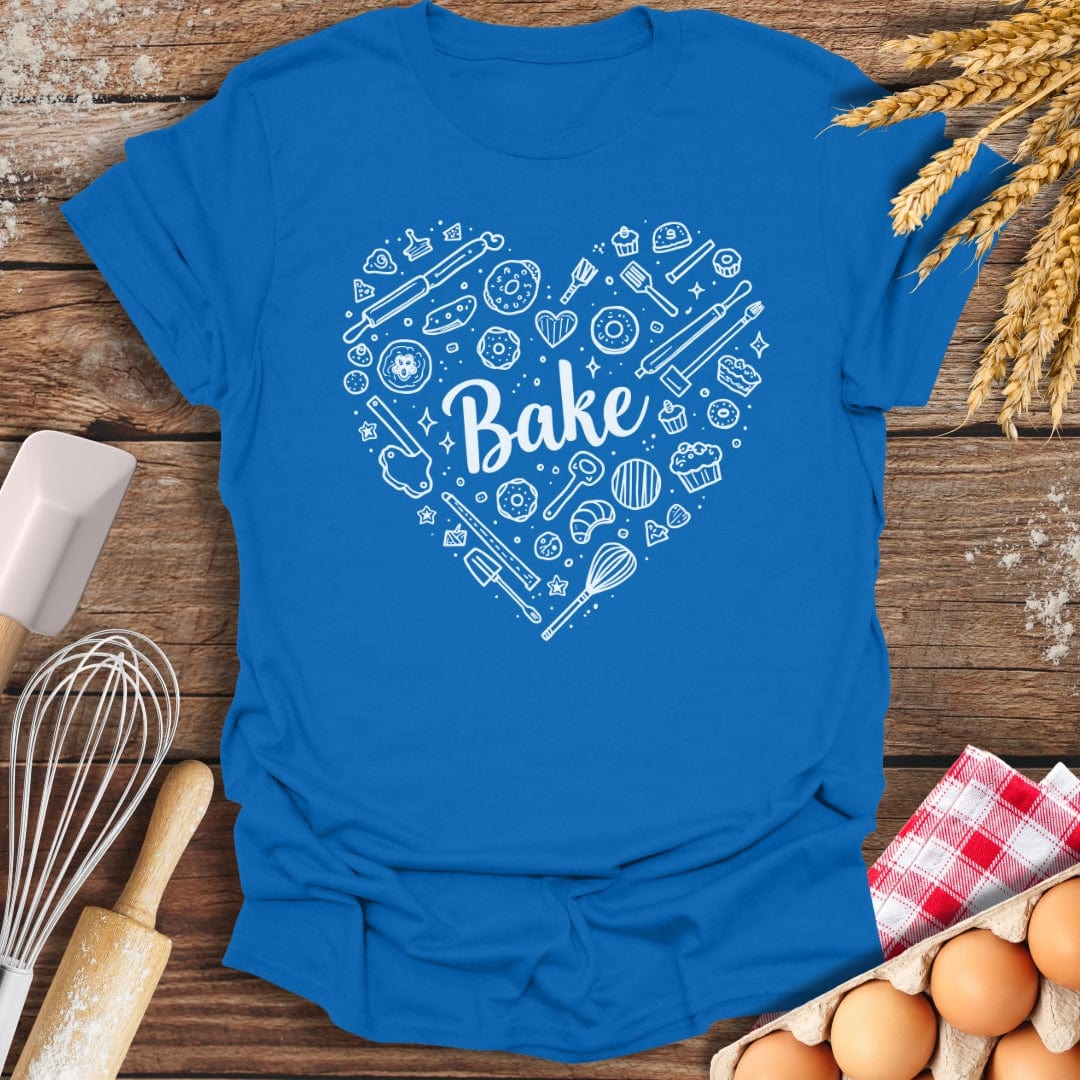 Love Baking T-Shirt Royal / S Baking Threads