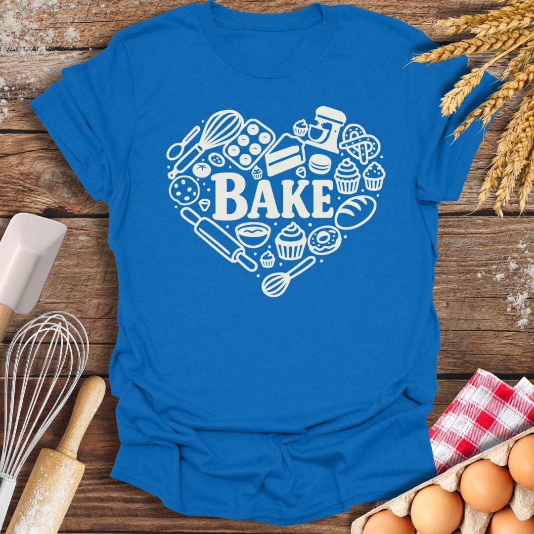 Love Baking T-Shirt Royal / S Baking Threads