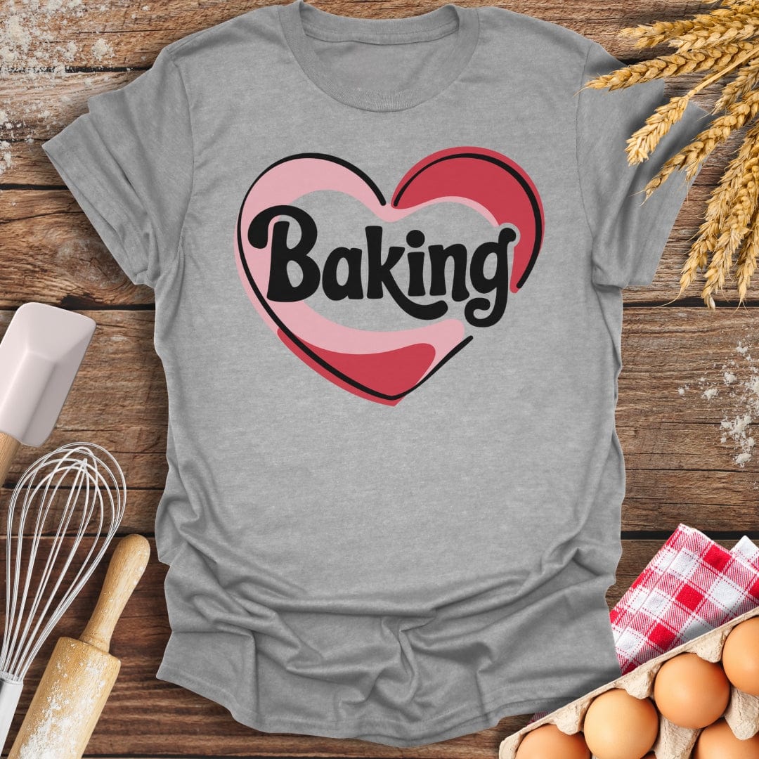 Love Baking T-Shirt Sport Grey / S Baking Threads