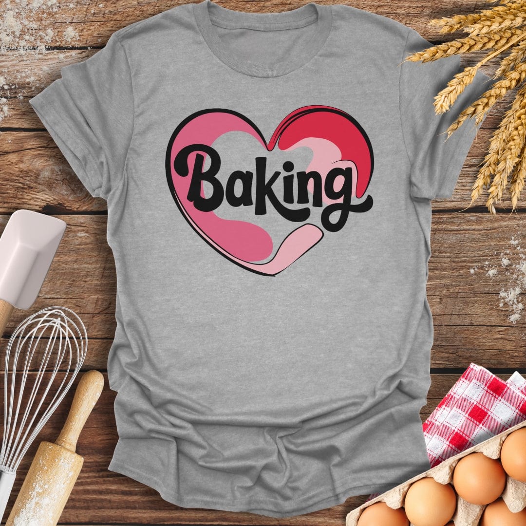 Love Baking T-Shirt Sport Grey / S Baking Threads