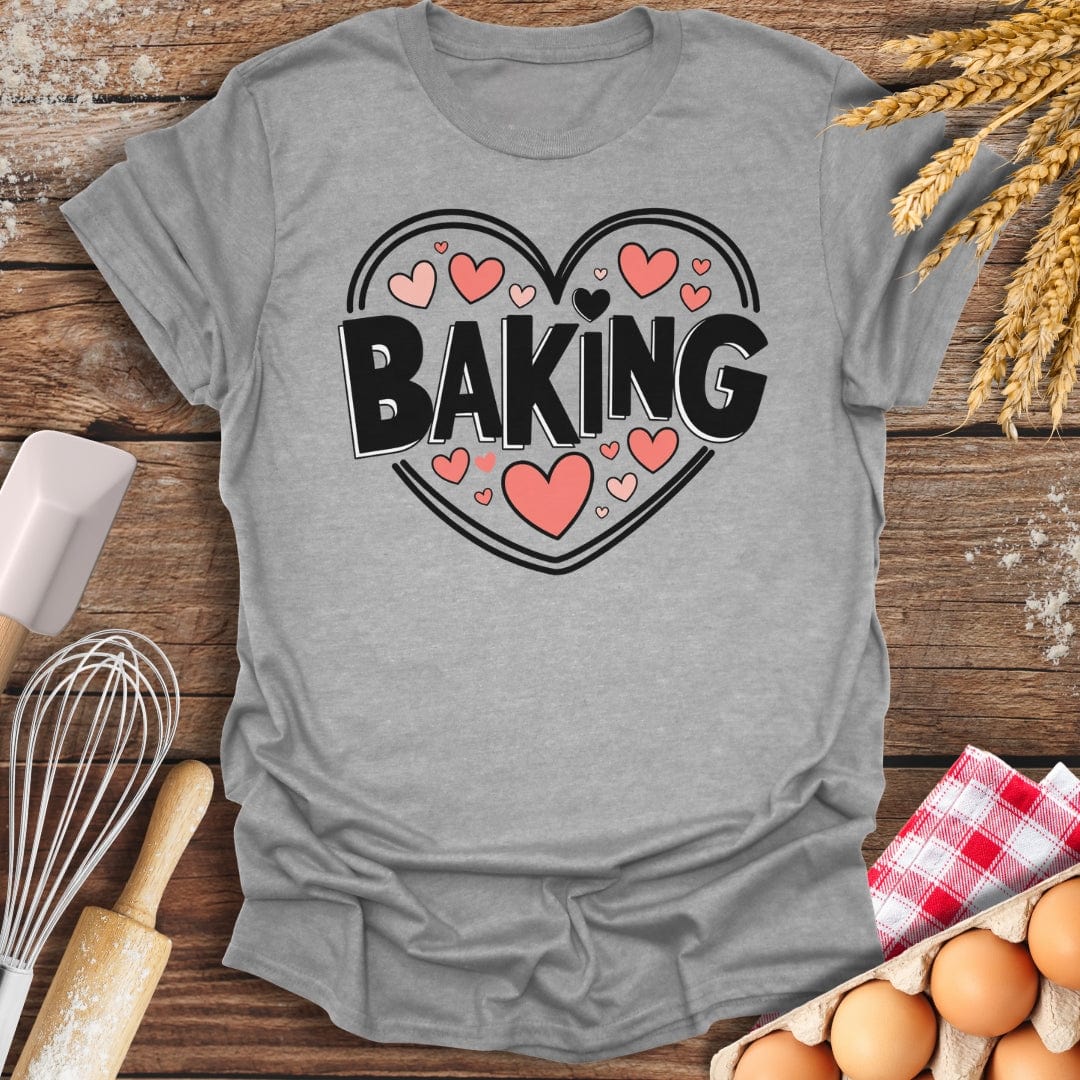 Love Baking T-Shirt Sport Grey / S Baking Threads
