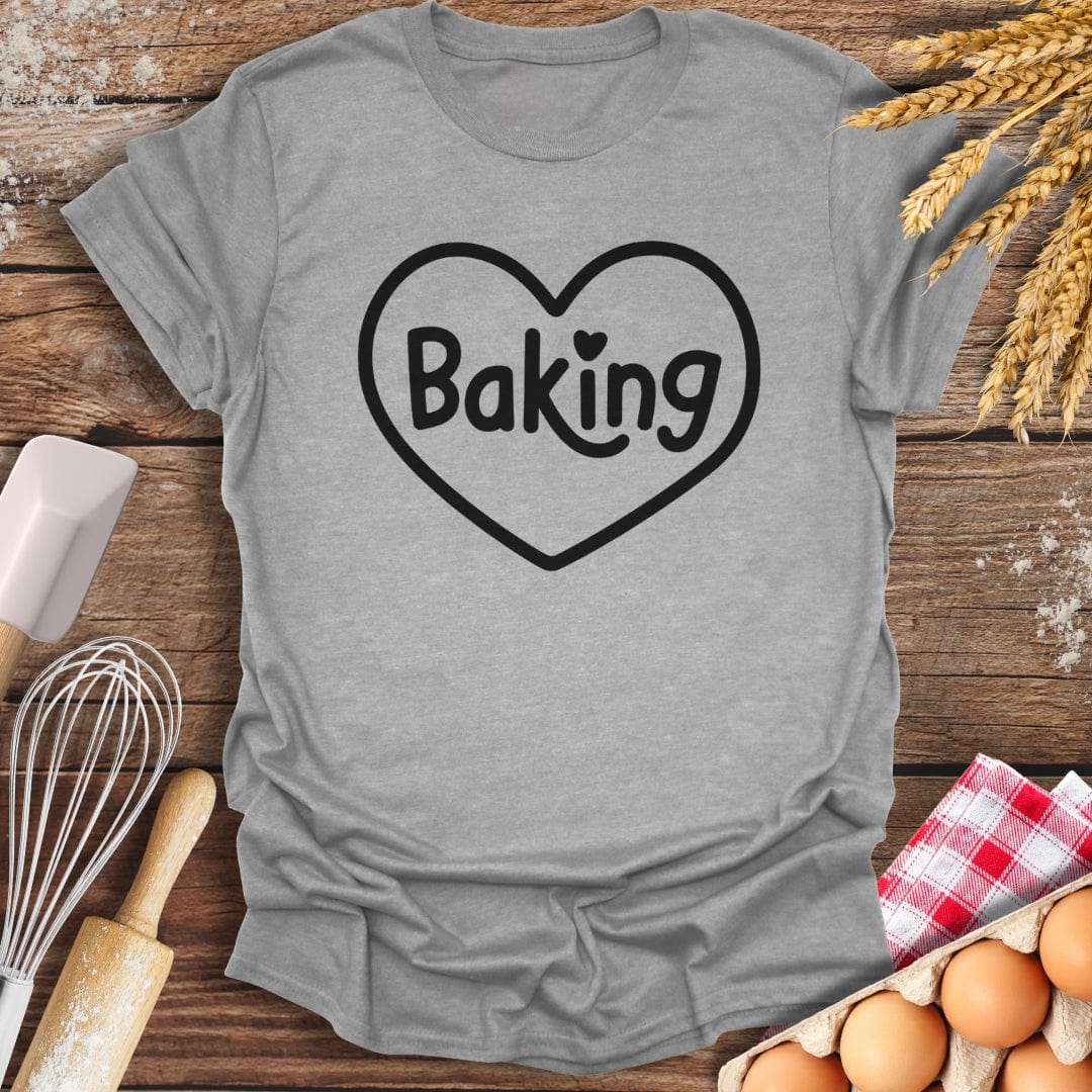 Love Baking T-Shirt Sport Grey / S Baking Threads