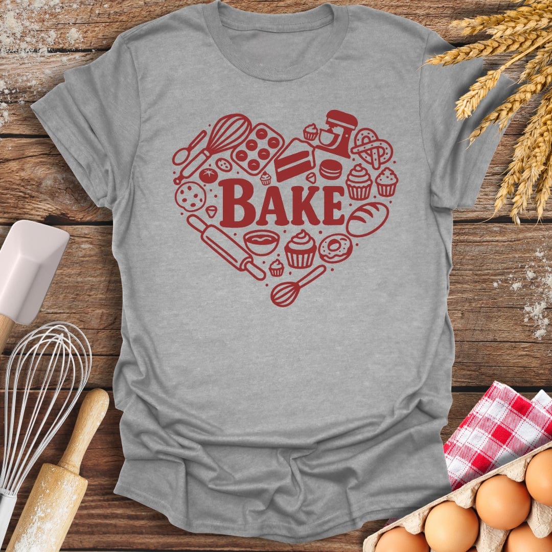 Love Baking T-Shirt Sport Grey / S Baking Threads