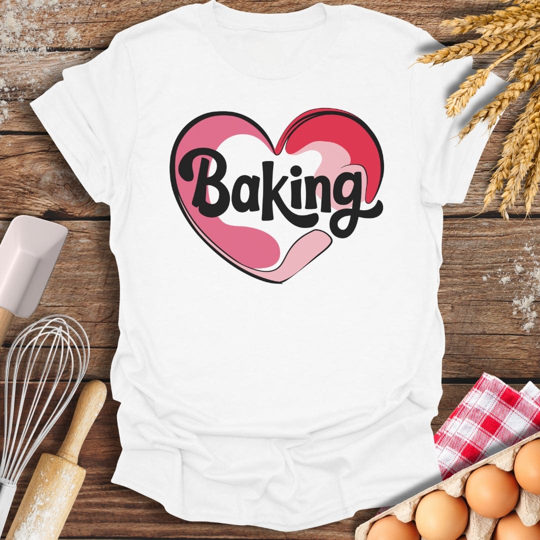 Love Baking T-Shirt White / S Baking Threads