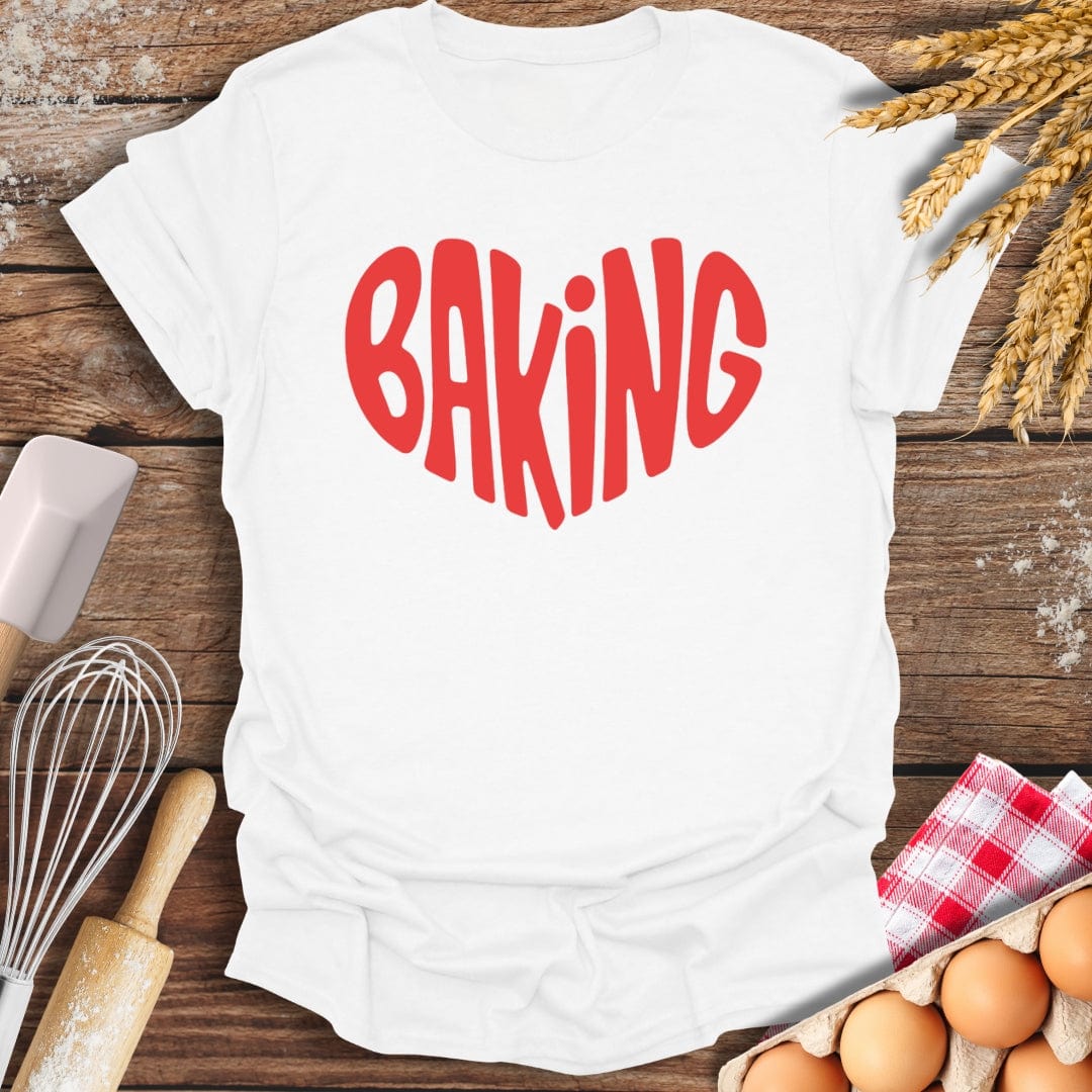 Love Baking T-Shirt White / S Baking Threads