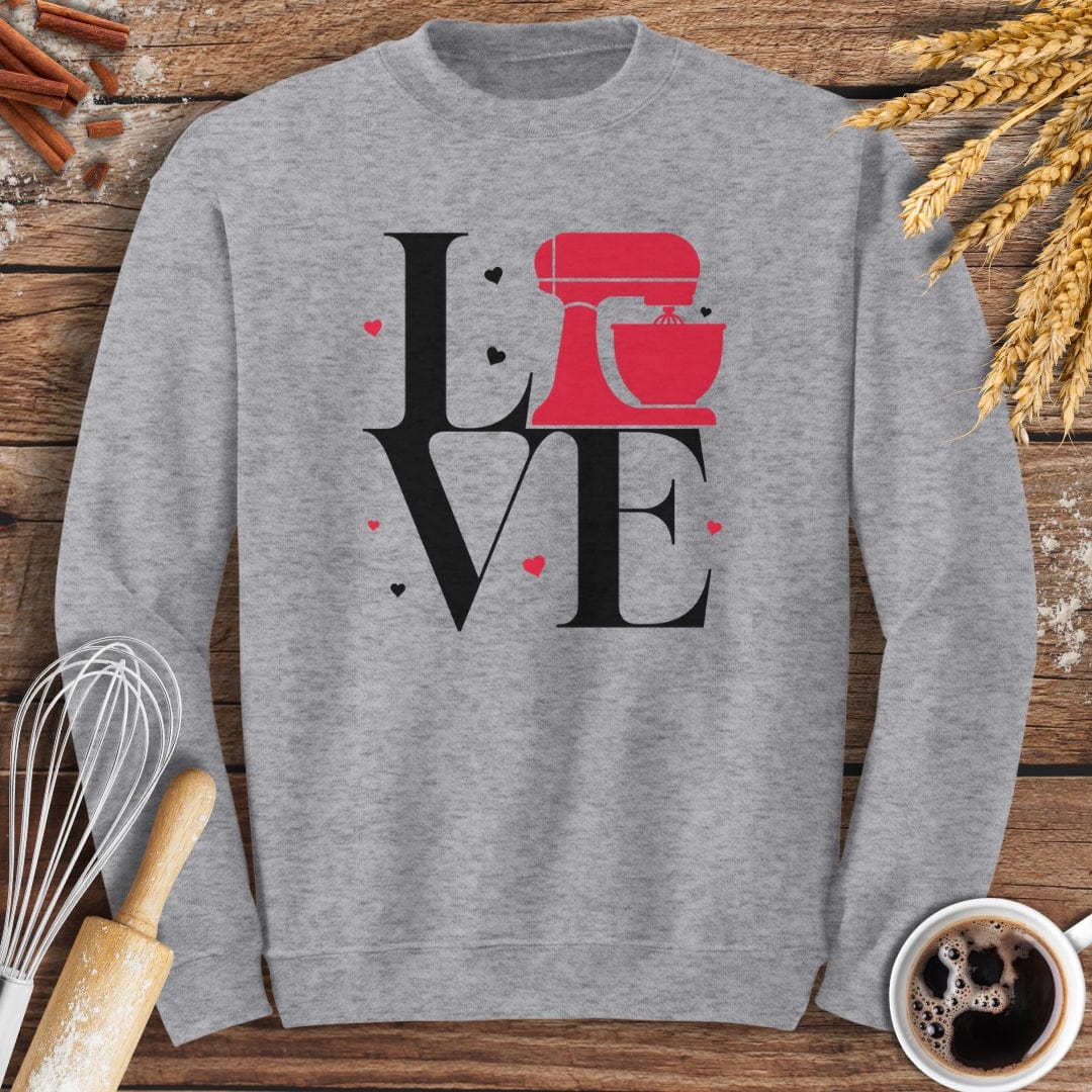 Love to Bake Sweatshirt Baking Threads