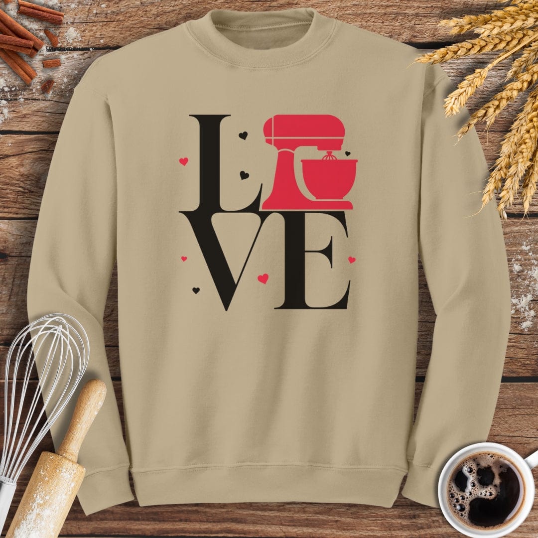 Love to Bake Sweatshirt Baking Threads