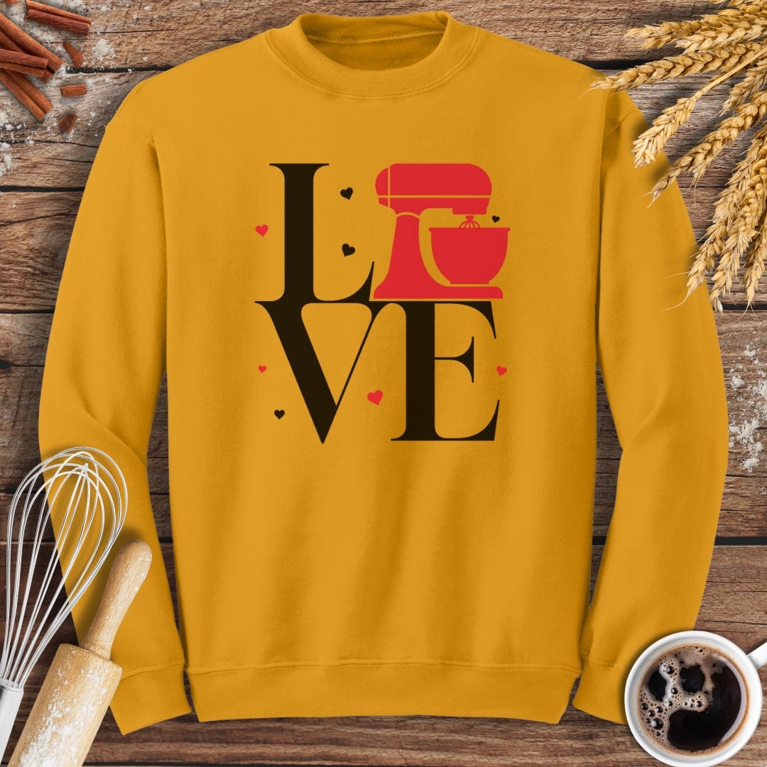 Love to Bake Sweatshirt Baking Threads