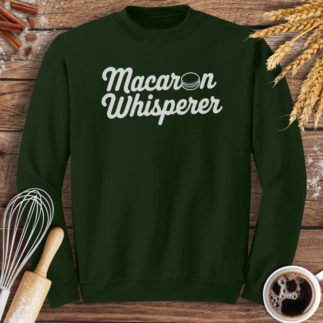 Macaron Whisperer Sweatshirt Baking Threads