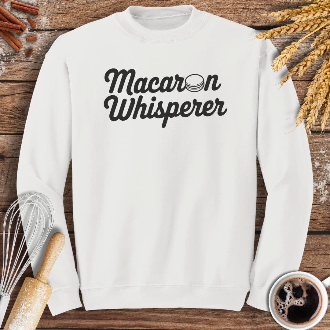 Macaron Whisperer Sweatshirt Baking Threads