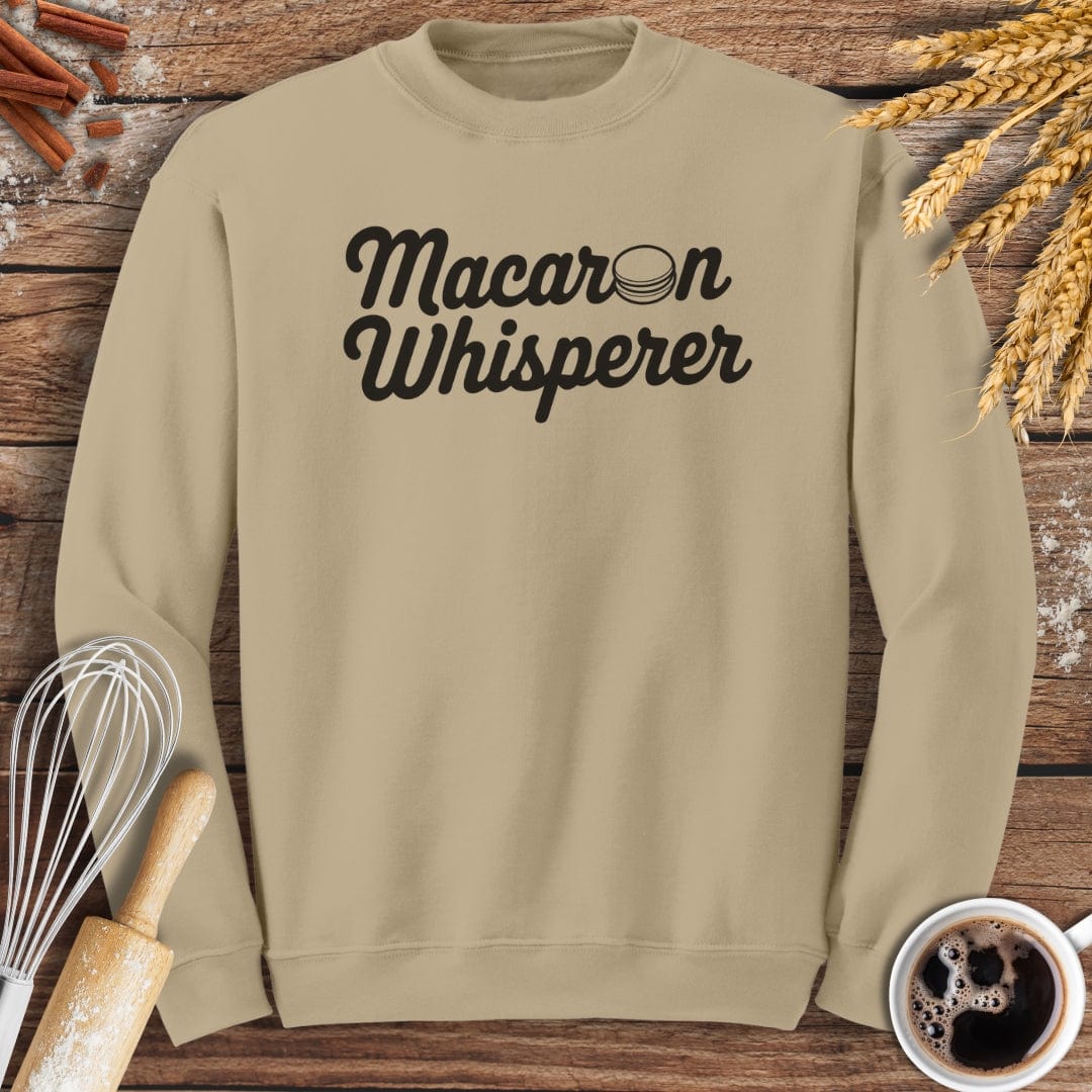Macaron Whisperer Sweatshirt Baking Threads