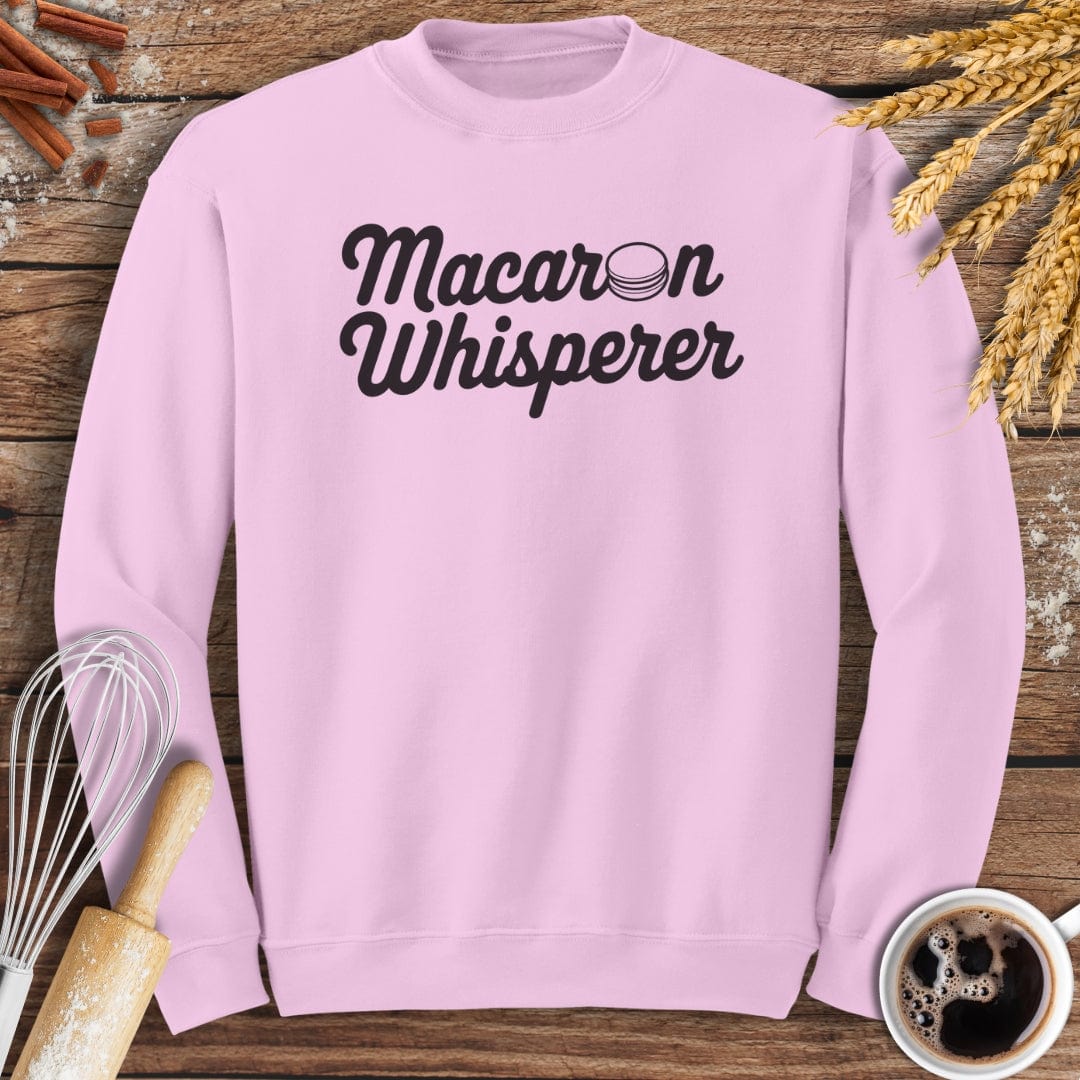 Macaron Whisperer Sweatshirt Baking Threads