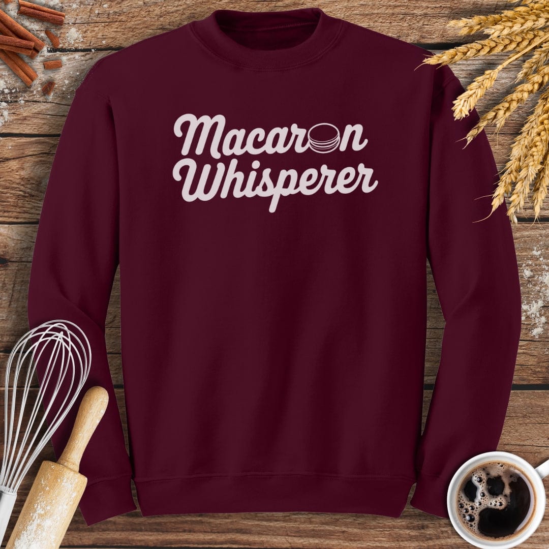Macaron Whisperer Sweatshirt Baking Threads