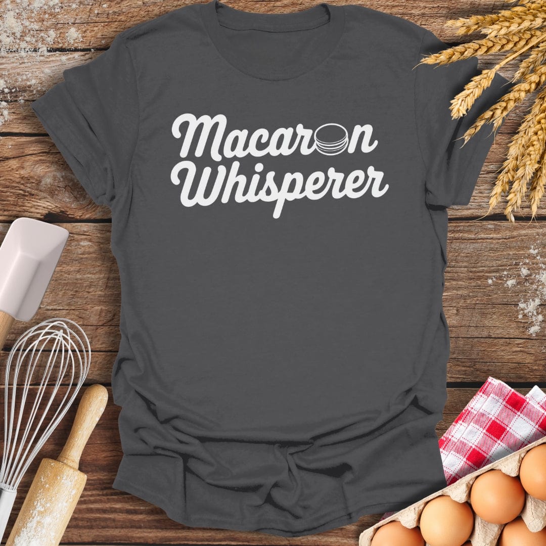 Macaron Whisperer T-Shirt Charcoal / S Baking Threads