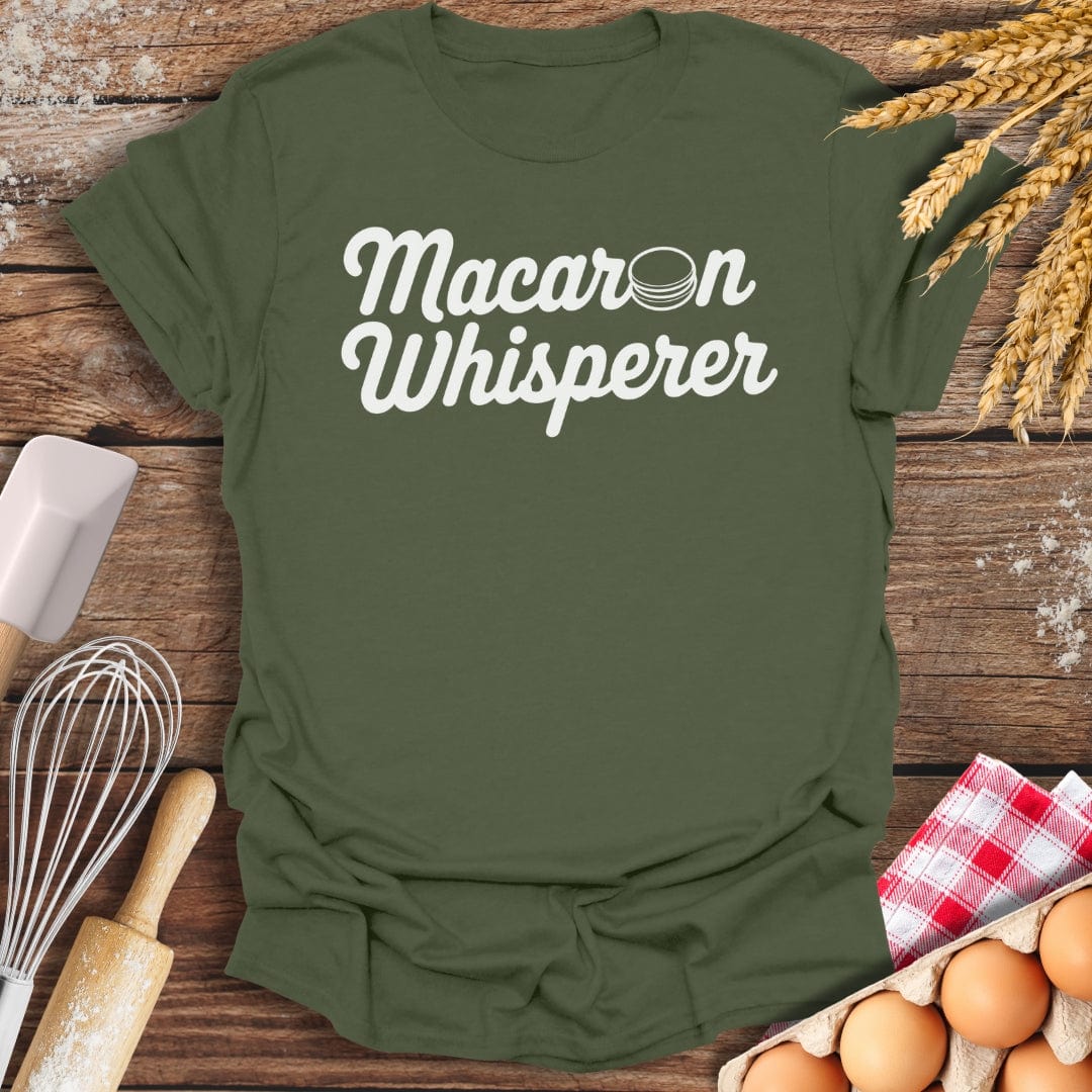Macaron Whisperer T-Shirt Military Green / S Baking Threads