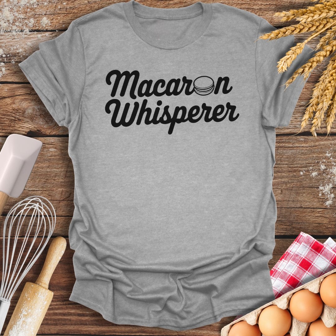 Macaron Whisperer T-Shirt Sport Grey / S Baking Threads