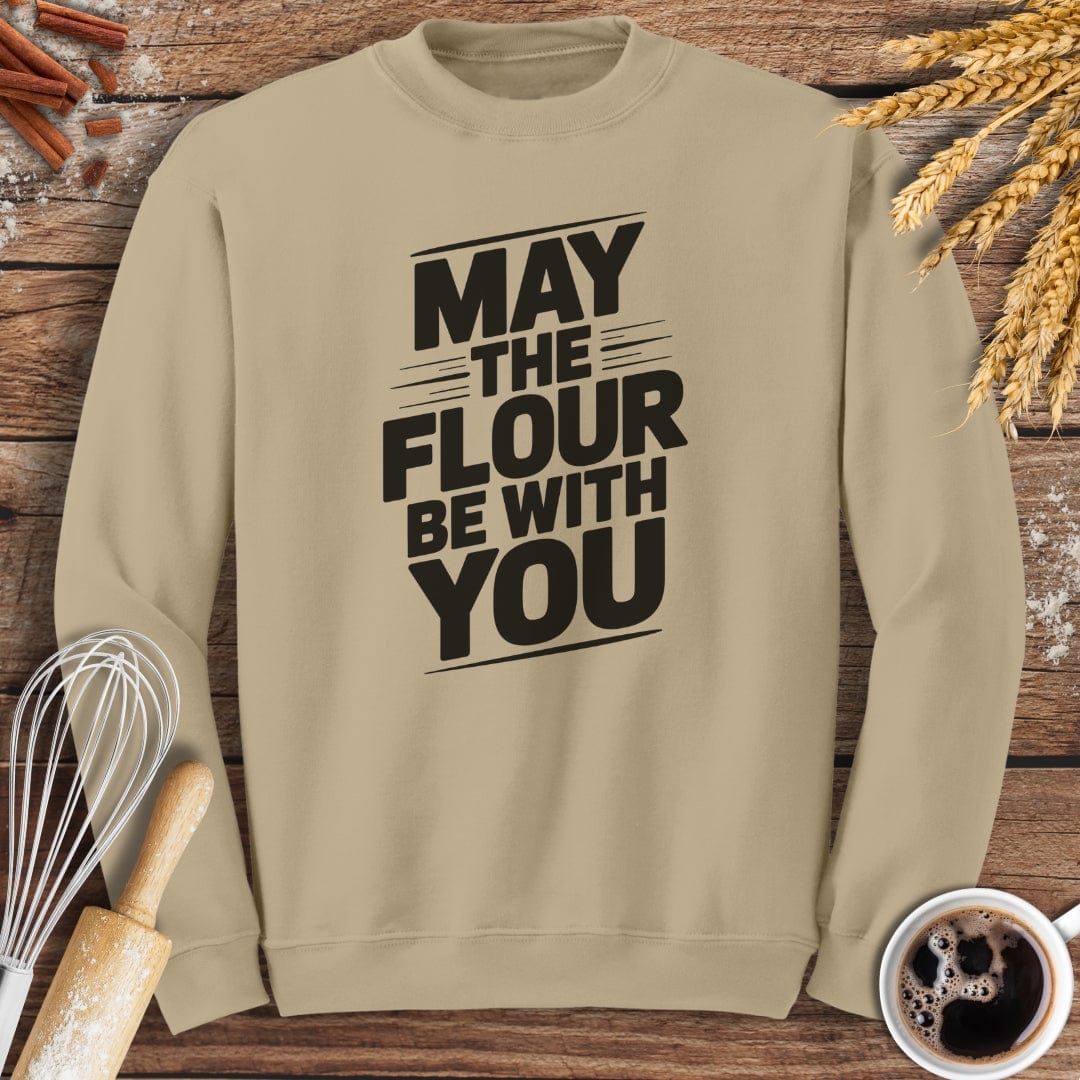 May The Flour Be With You Sweatshirt Baking Threads