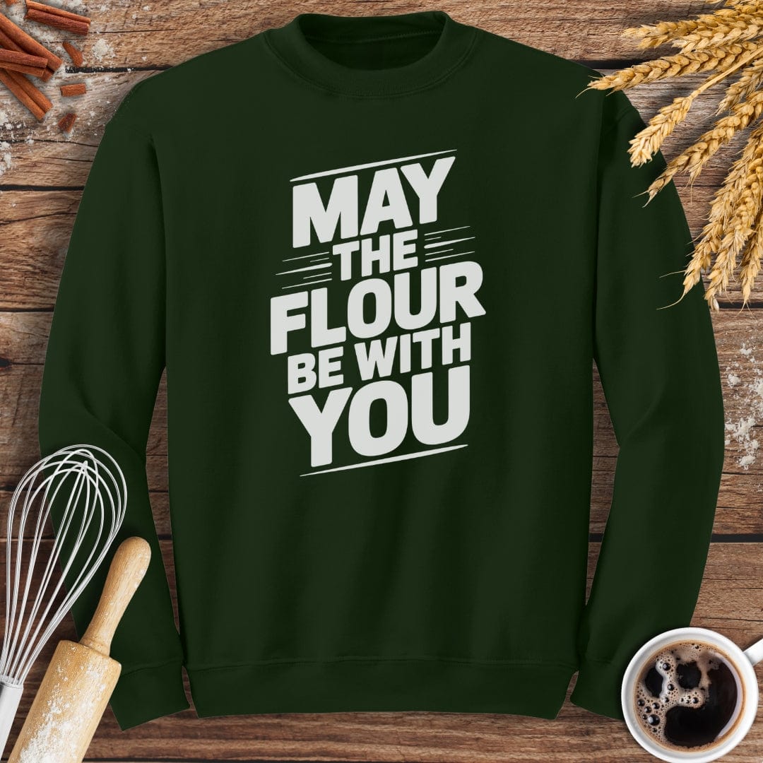 May The Flour Be With You Sweatshirt Baking Threads
