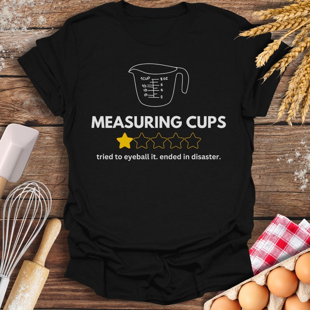 Measuring Cups: 1 Star Review T-Shirt Black / S Baking Threads