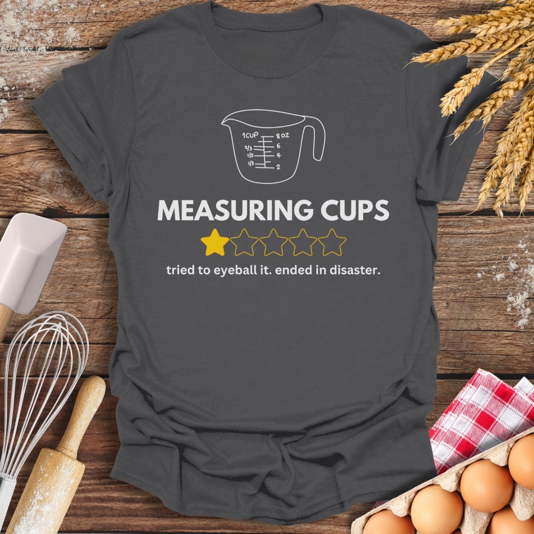 Measuring Cups: 1 Star Review T-Shirt Charcoal / S Baking Threads