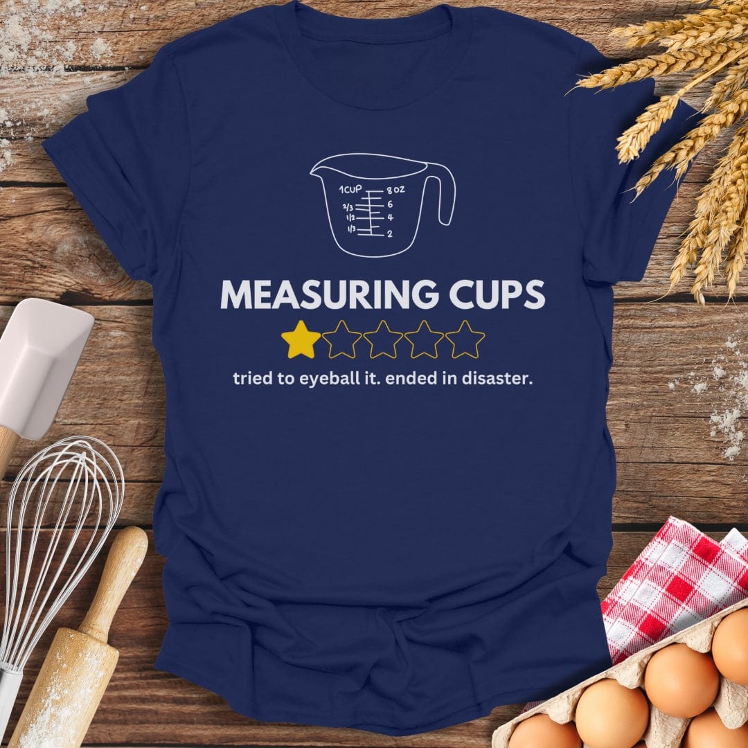 Measuring Cups: 1 Star Review T-Shirt Navy / S Baking Threads