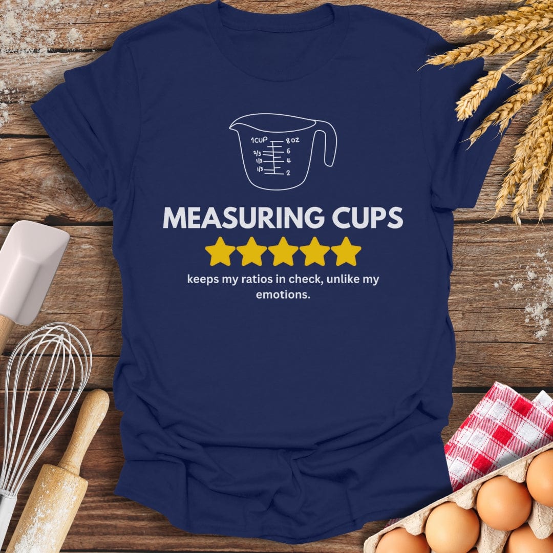 Measuring Cups: 5 Star Review T-Shirt Navy / S Baking Threads