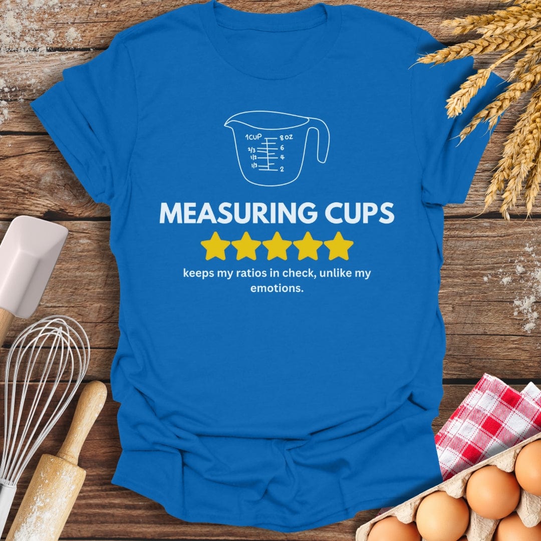 Measuring Cups: 5 Star Review T-Shirt Royal / S Baking Threads