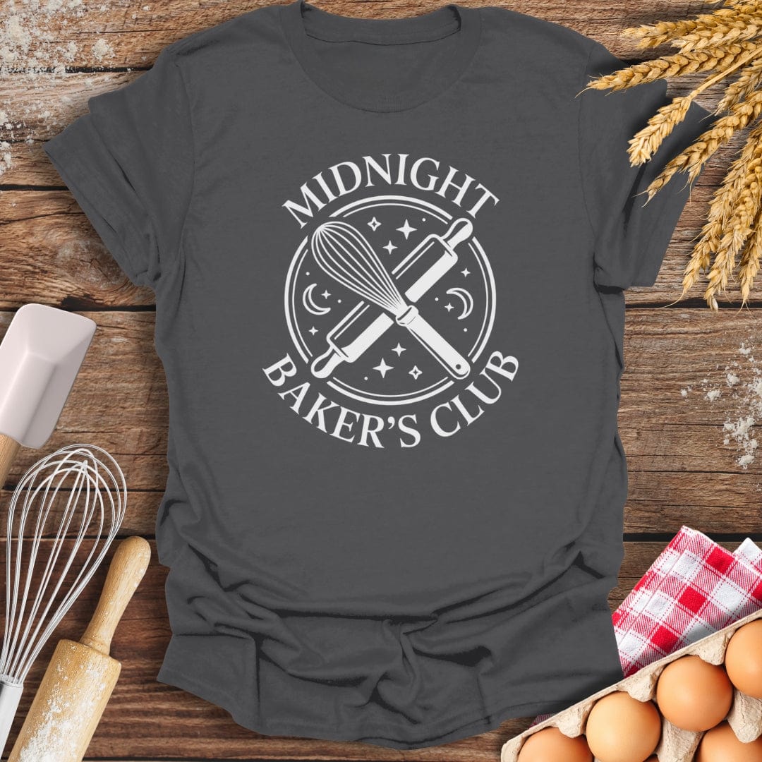 Midnight Baker's Club T-Shirt Charcoal / S Baking Threads