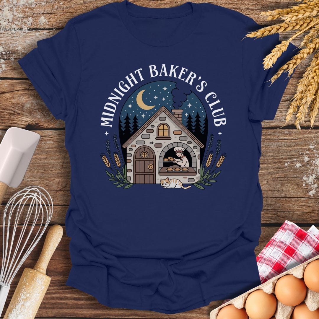 Midnight Baker's Club T-Shirt Navy / S Baking Threads