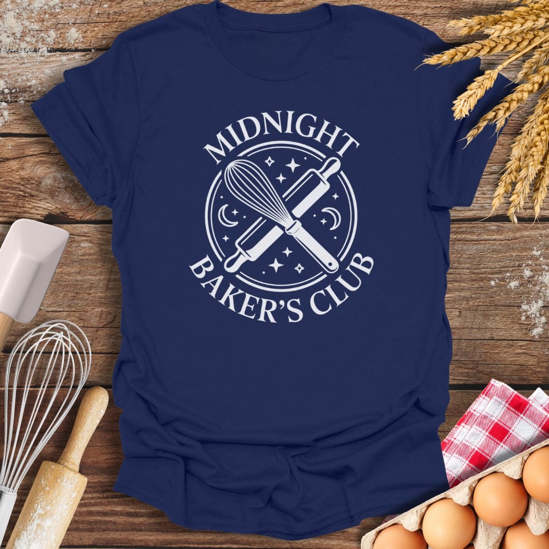 Midnight Baker's Club T-Shirt Navy / S Baking Threads