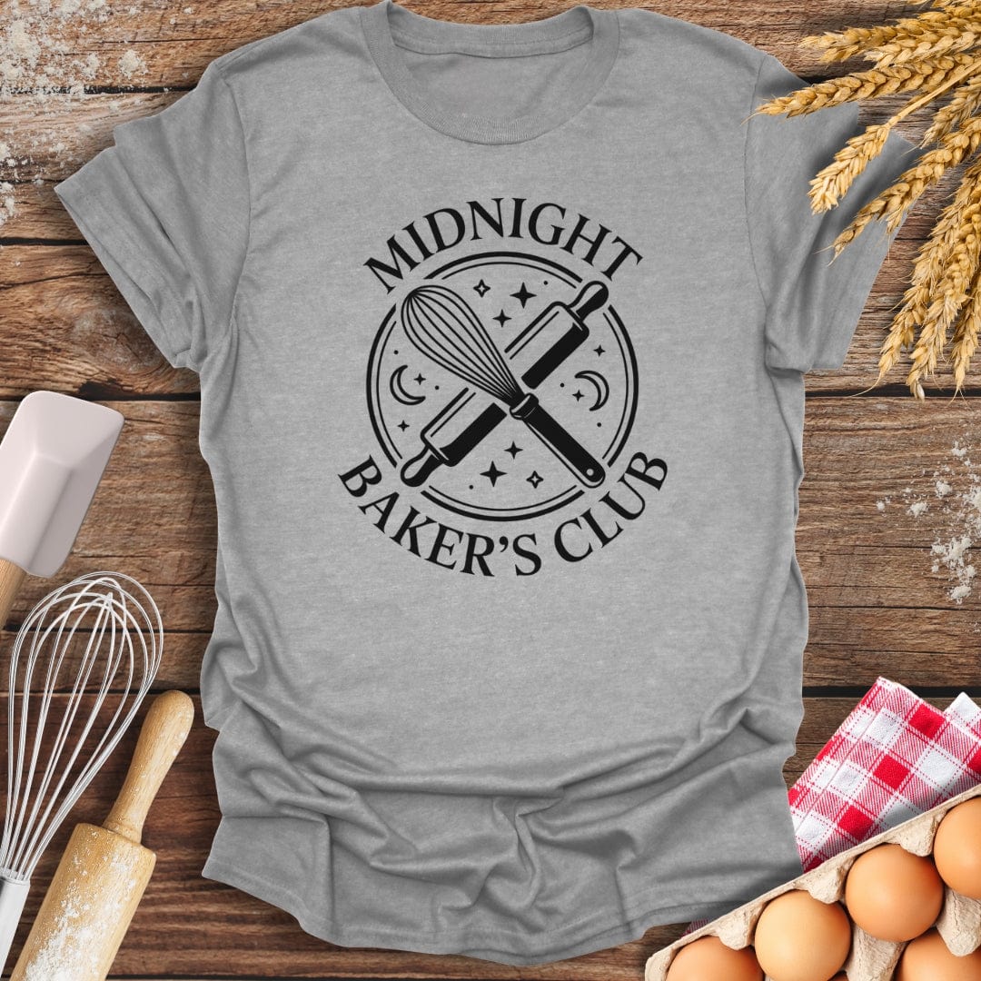 Midnight Baker's Club T-Shirt Sport Grey / S Baking Threads