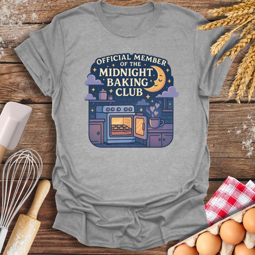 Midnight Baking Club T-Shirt Sport Grey / S Baking Threads