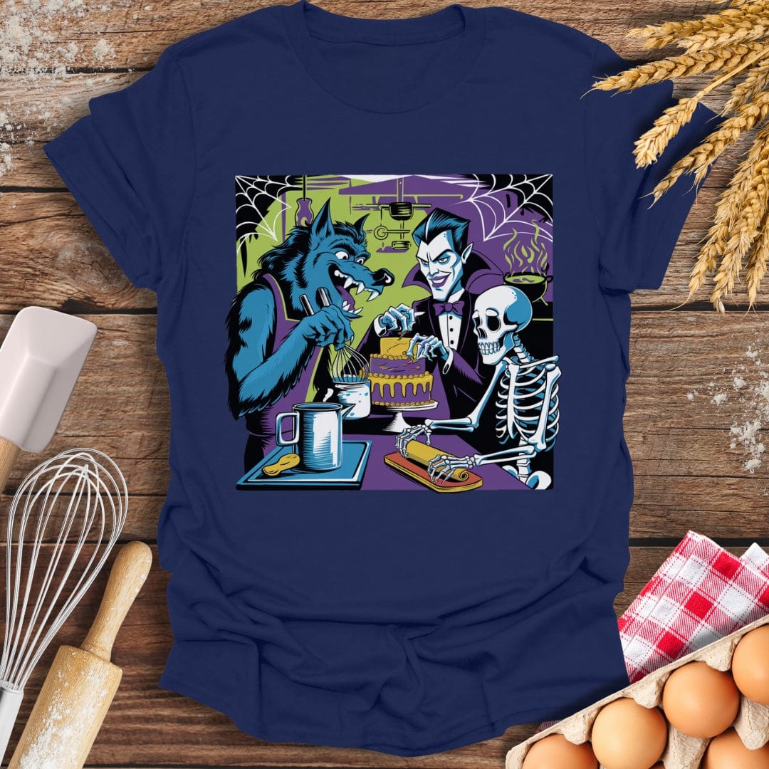 Monster's Bake Off T-Shirt Navy / S Baking Threads