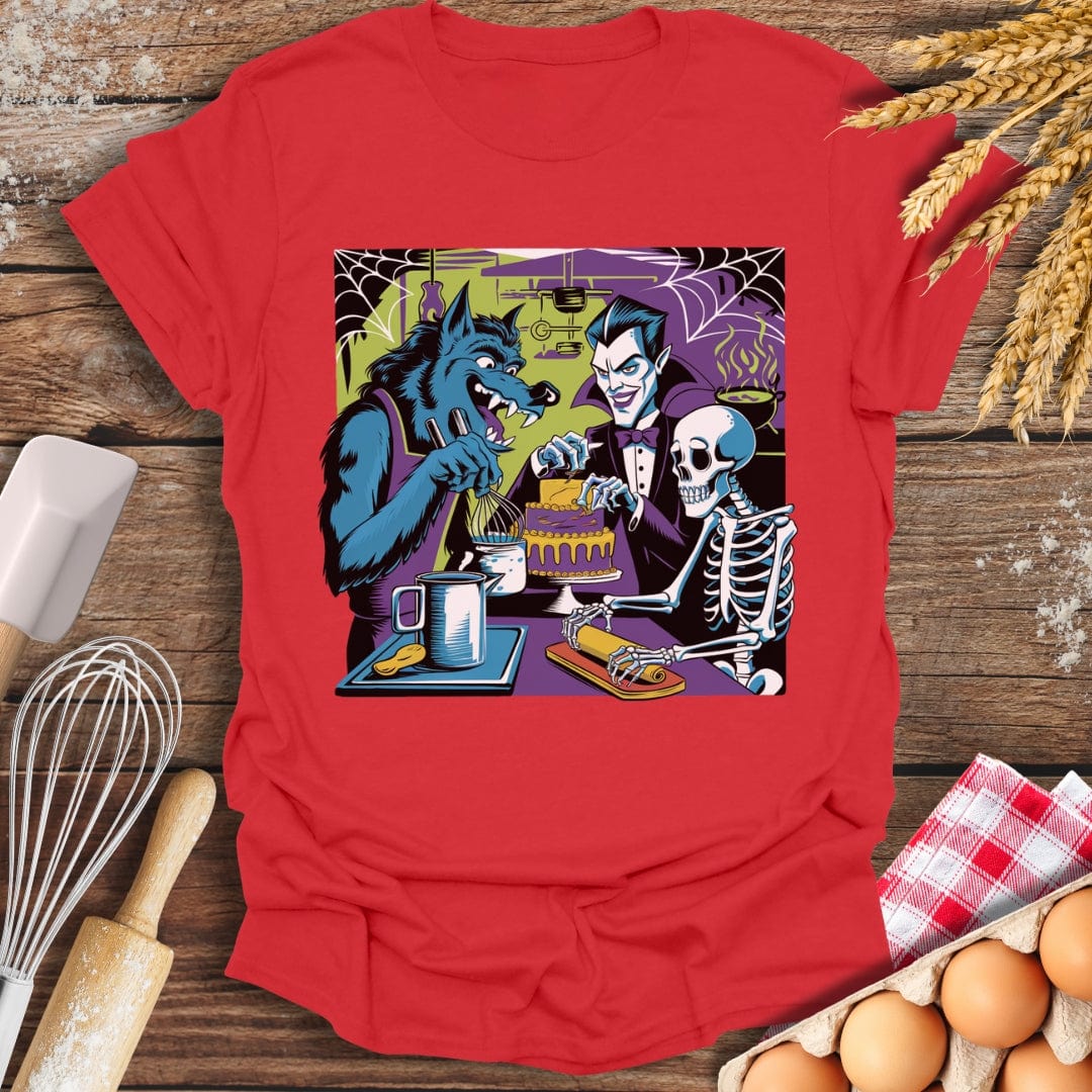 Monster's Bake Off T-Shirt Red / S Baking Threads