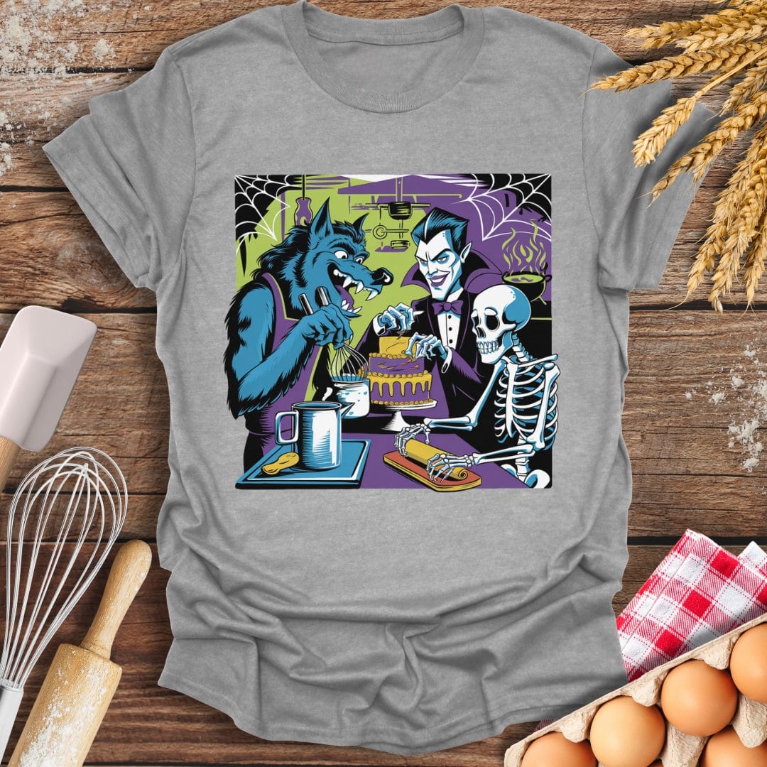 Monster's Bake Off T-Shirt Sport Grey / S Baking Threads