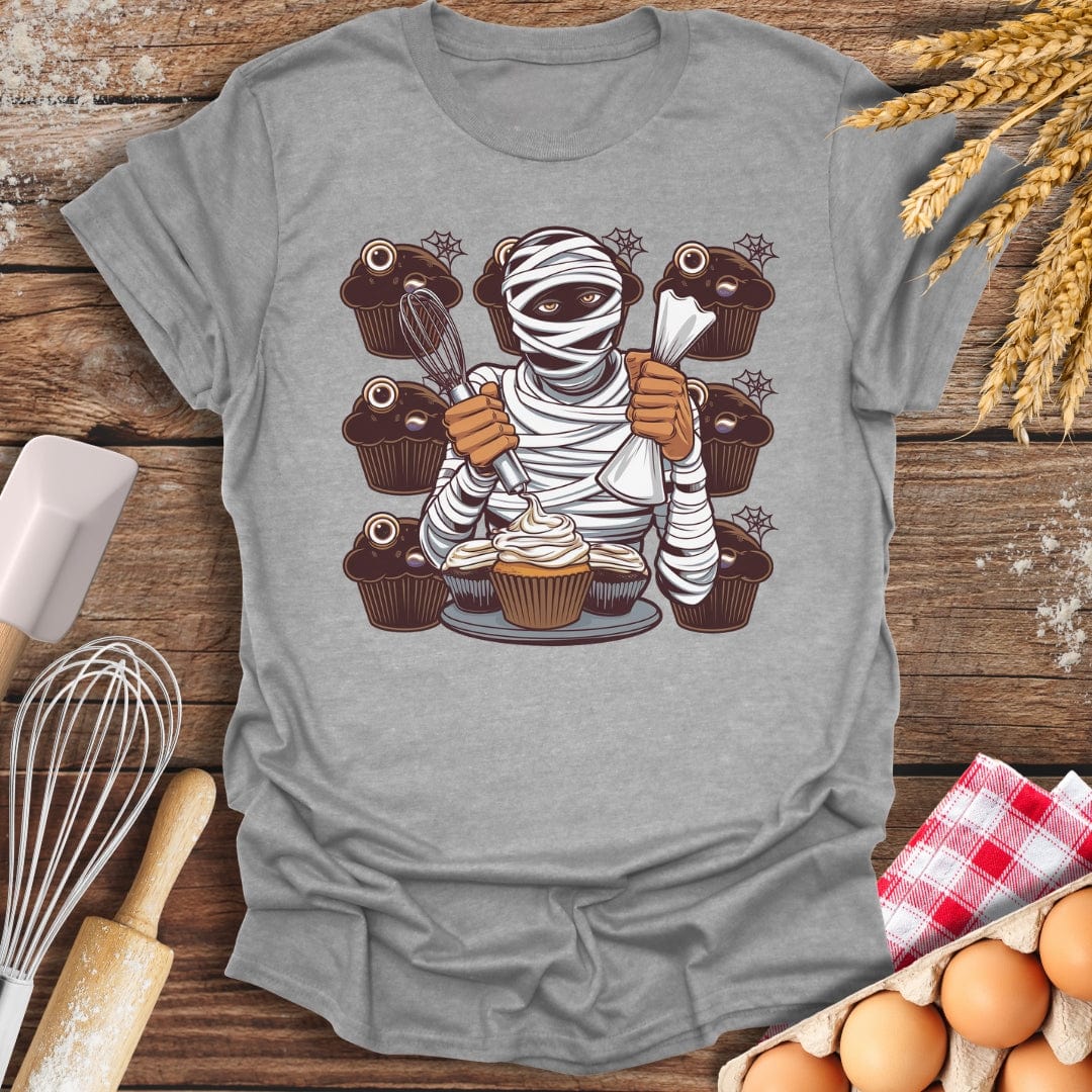 Mummy's Muffin Madness T-Shirt Sport Grey / S Baking Threads