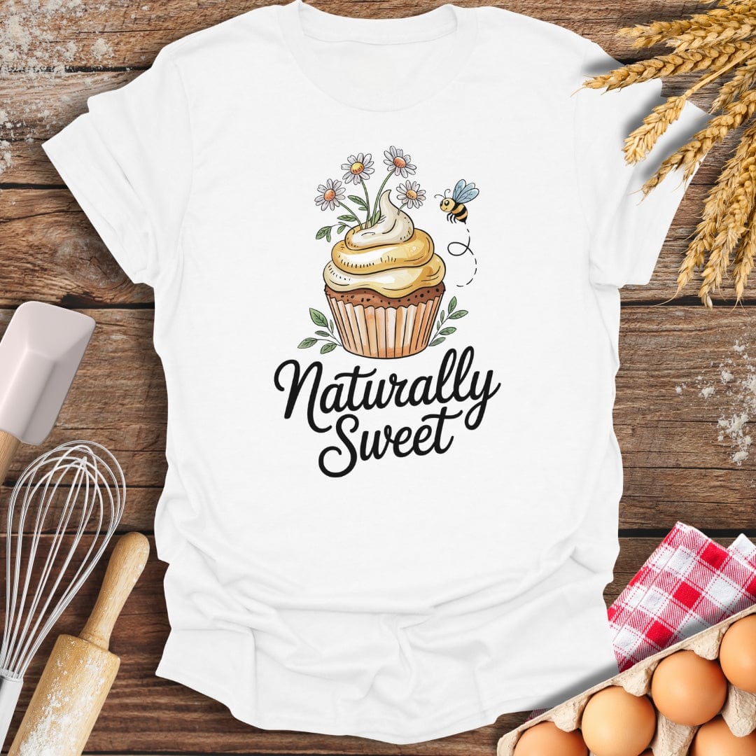 Naturally Sweet Bee T-Shirt White / S Baking Threads