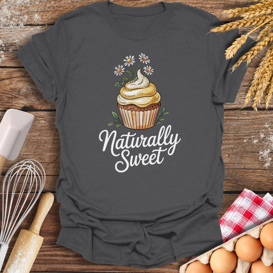 Naturally Sweet T-Shirt Charcoal / S Baking Threads
