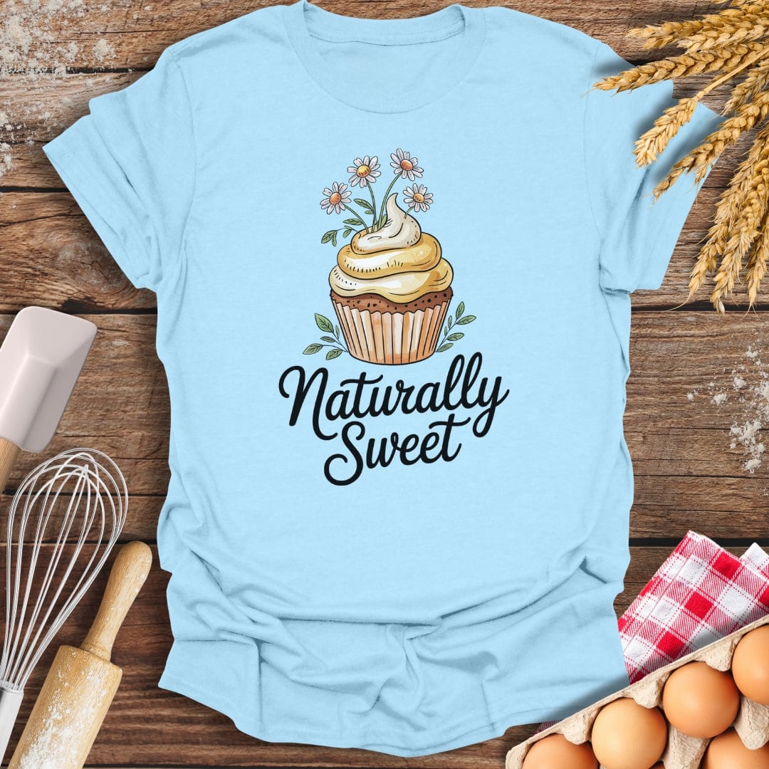 Naturally Sweet T-Shirt Light Blue / S Baking Threads