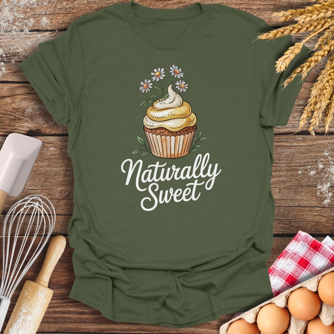 Naturally Sweet T-Shirt Military Green / S Baking Threads