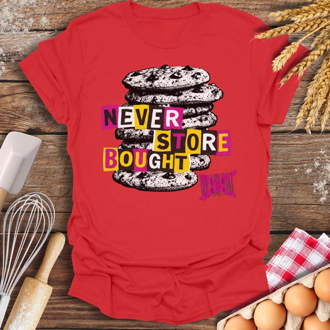 Never Store Bought T-Shirt Red / S Baking Threads