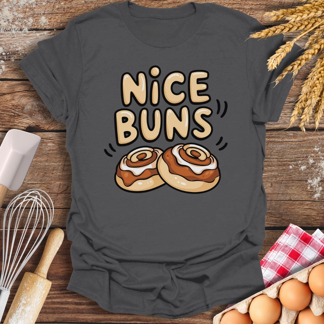 Nice Buns T-Shirt Charcoal / S Baking Threads