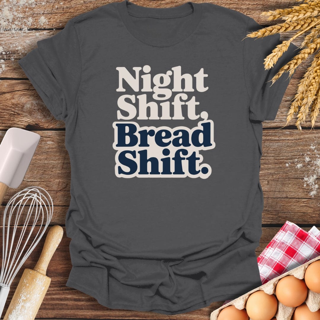 Night Shift T-Shirt Charcoal / S Baking Threads