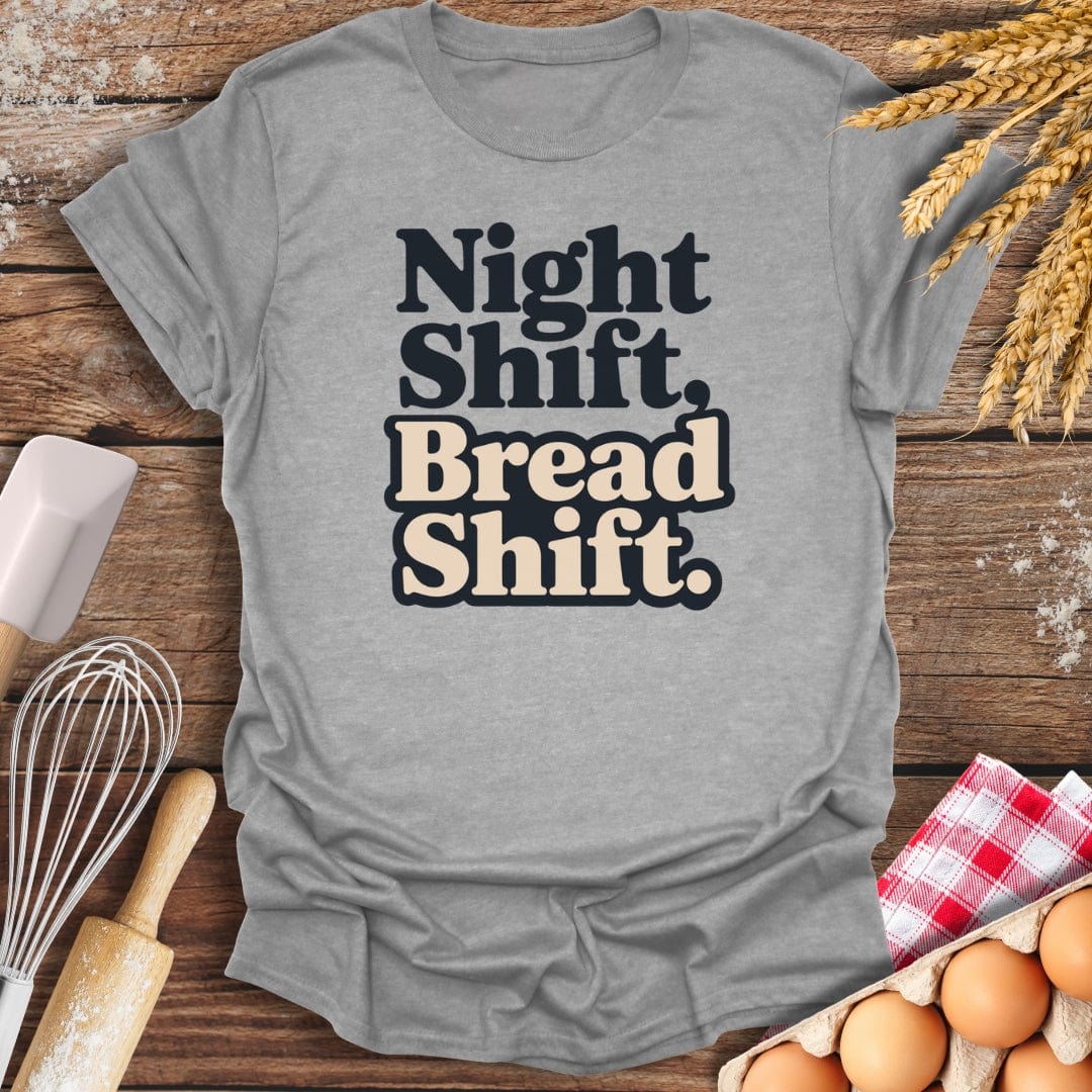 Night Shift T-Shirt Sport Grey / S Baking Threads