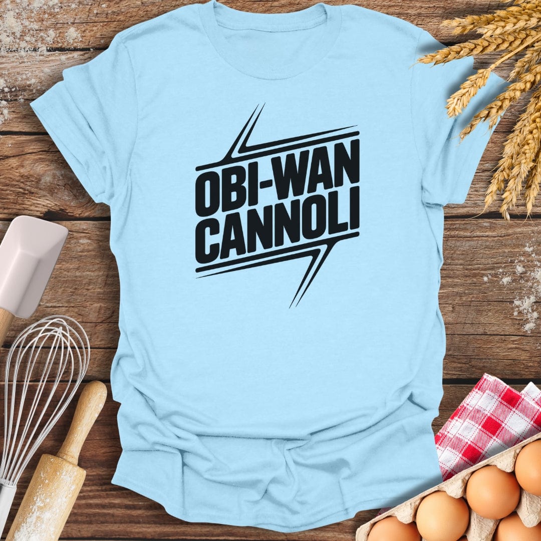 Obi-Wan Cannoli T-Shirt Light Blue / S Baking Threads