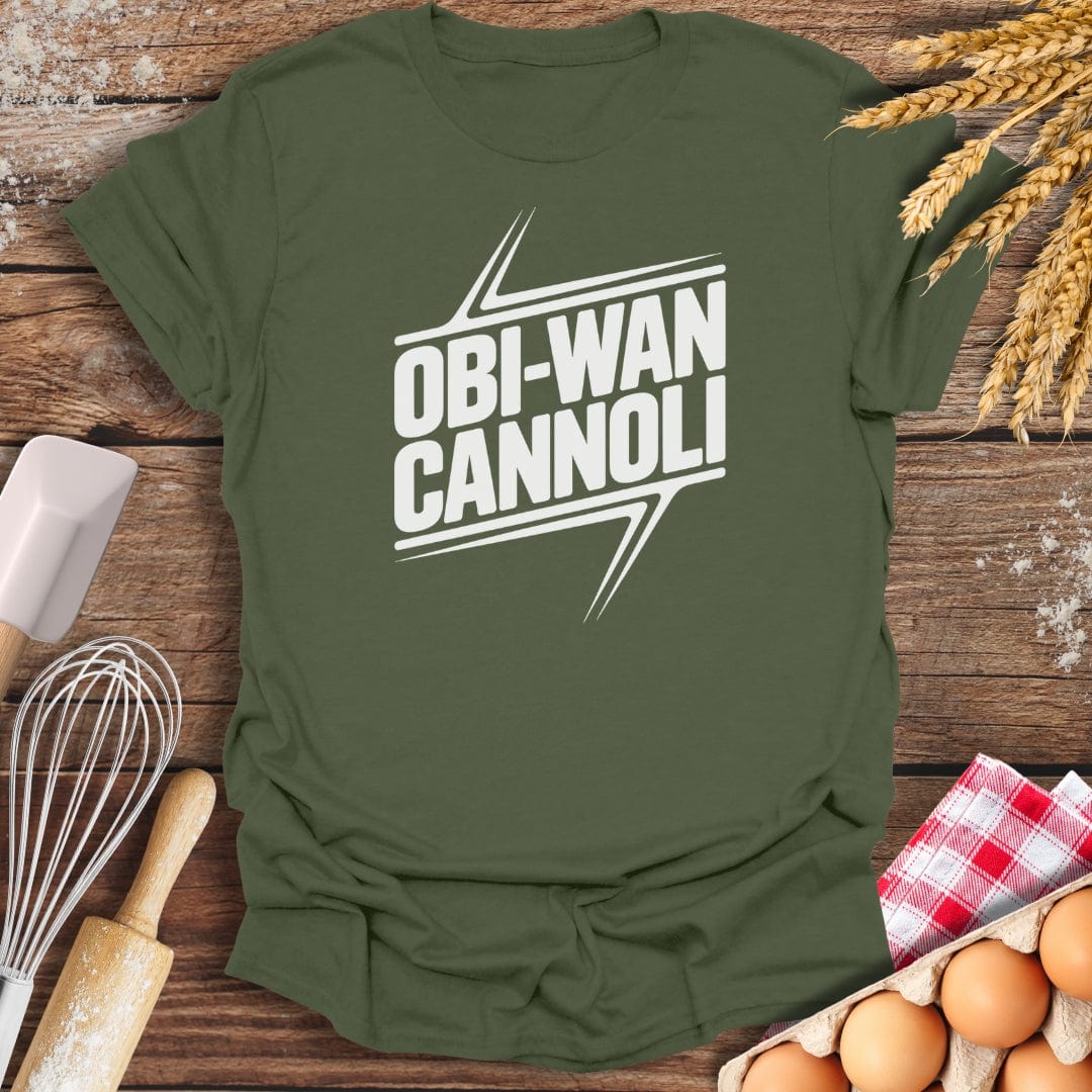 Obi-Wan Cannoli T-Shirt Military Green / S Baking Threads