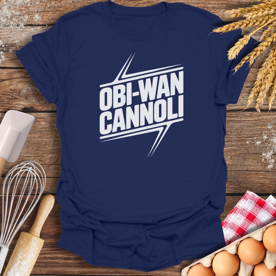 Obi-Wan Cannoli T-Shirt Navy / S Baking Threads